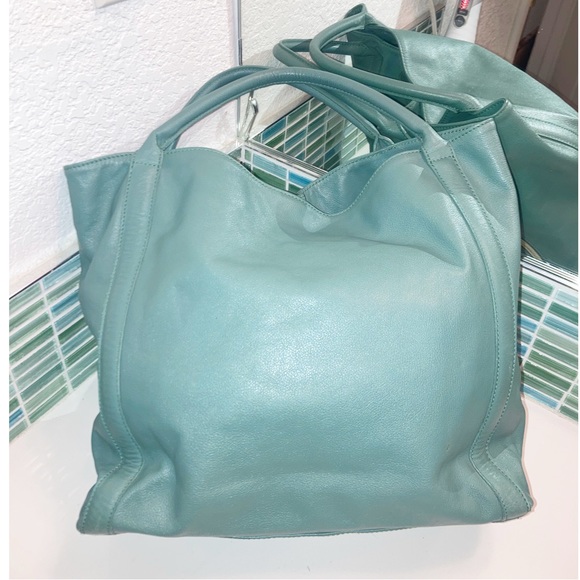 SEE BY CHLOE Harriet Hobo Leather Tote Double strap shoulder bag BERYL - Picture 12 of 15